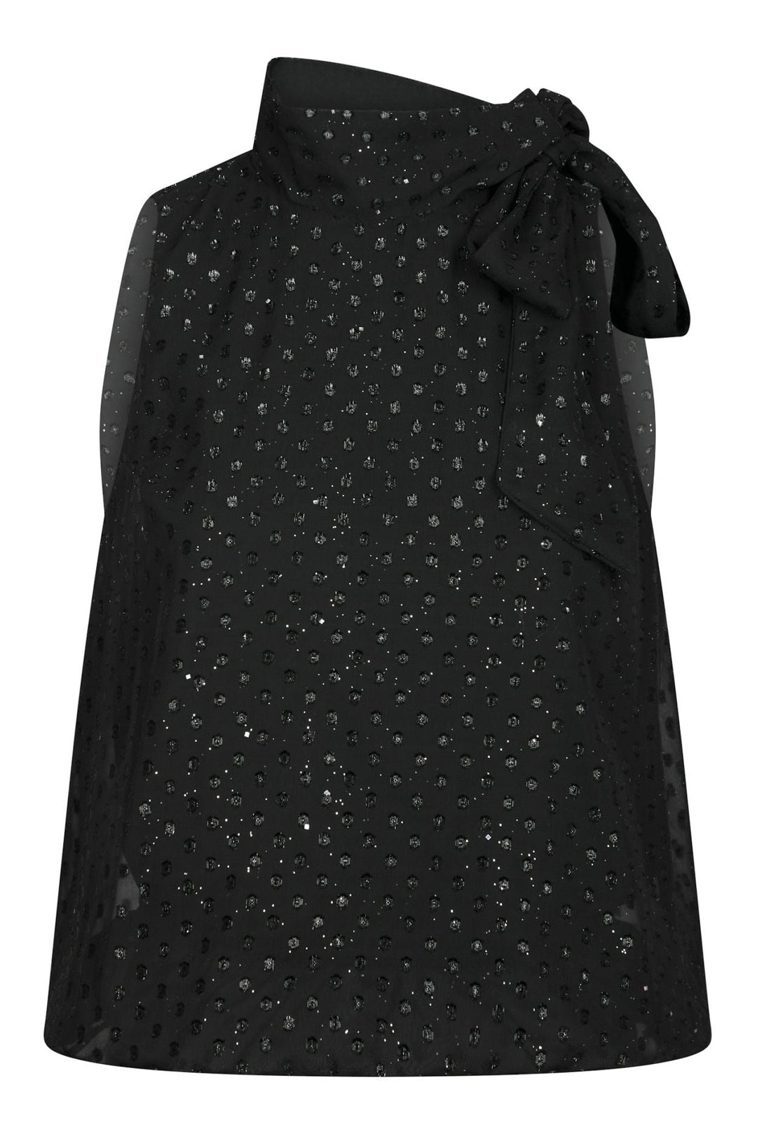 Neo Noir - Veda Glitz Dot Top 171181 - 100 - Black