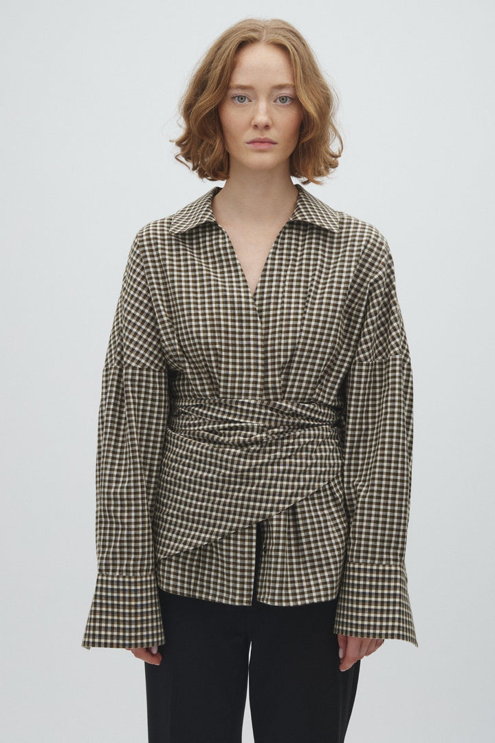 MbyM - Isidor-M 65581221 - Z19 - Smoked Olive Check