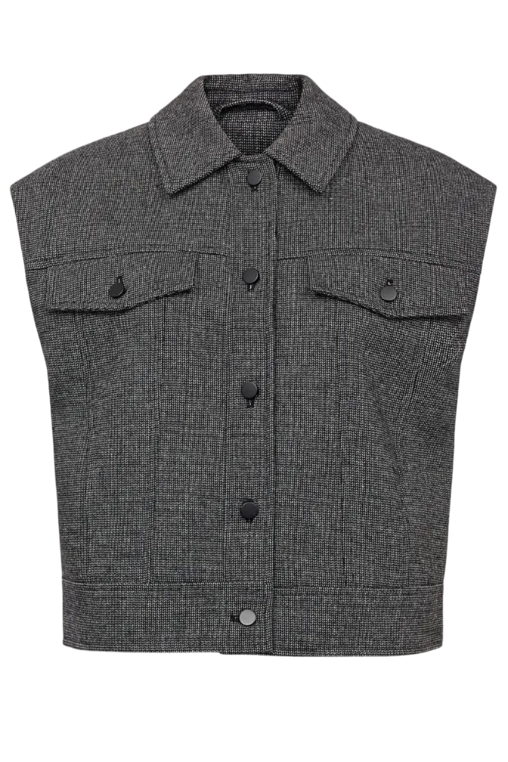 Nümph - Nuroki Vest  707477 - Dark Grey Melange