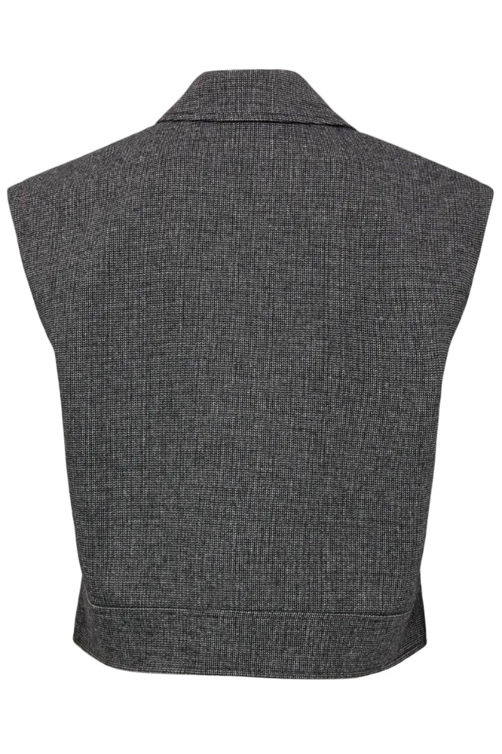 Nümph - Nuroki Vest  707477 - Dark Grey Melange