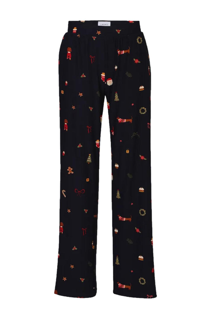 Liberte - Alma-Wide Pants 9564 - Dog Navy