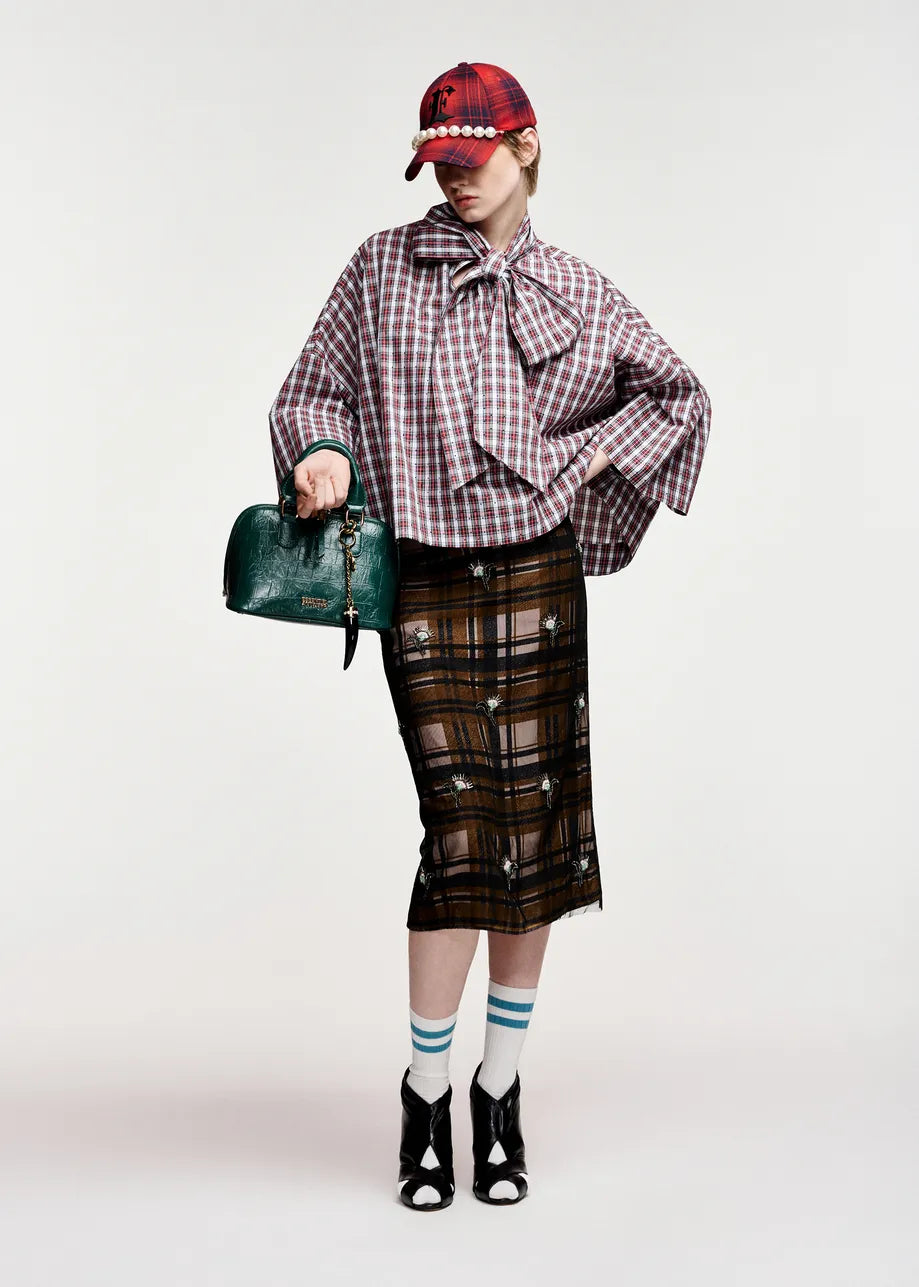 Essentiel Antwerp - Komposed Asymetrical Skirt - K1km Combo1 Khaki Mission