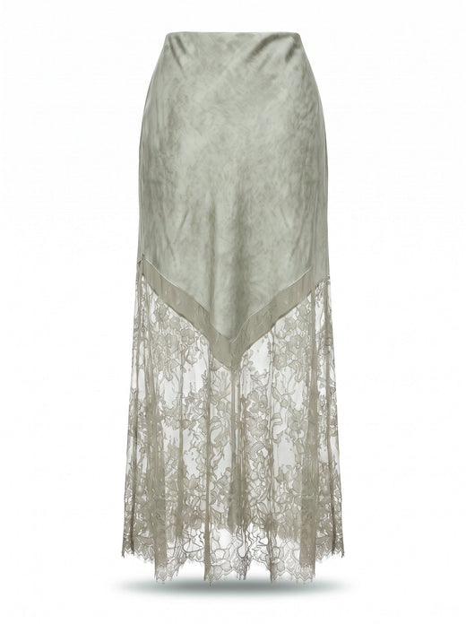 A-Bee - Margot 6324 - Sage Green Nederdele 