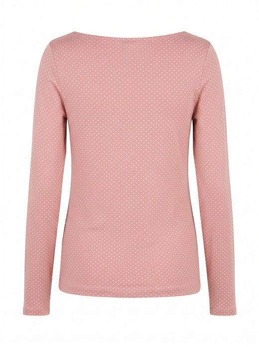 A-Bee - Poppy 97201 - Pink With White Polka Dot Bluser 