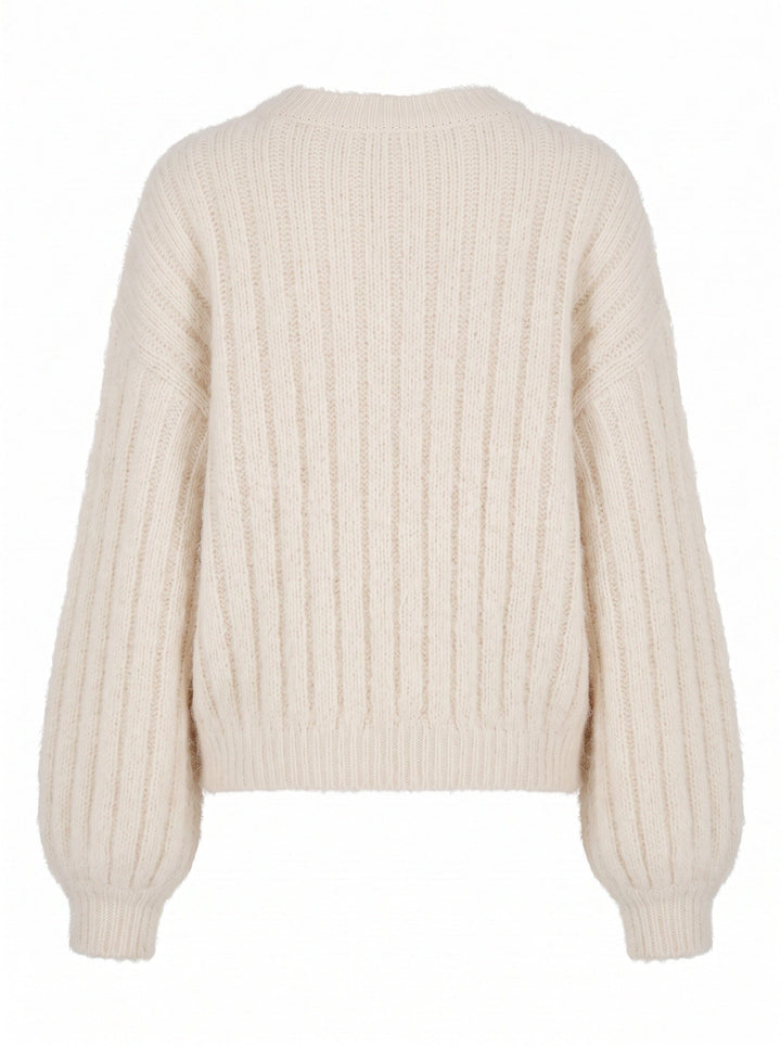 A-Bee - Riley Wm308 - Cream Strikbluser 