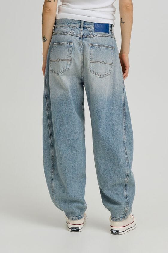 Ball - Bacavi Curved Jeans 50408033 - 900005058 - Vintage Tinted Indiigo Jeans 