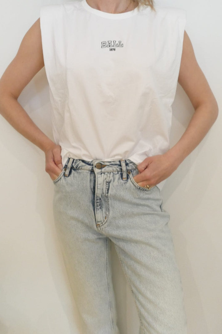 Ball - J. Zach Tank Top - Bright White