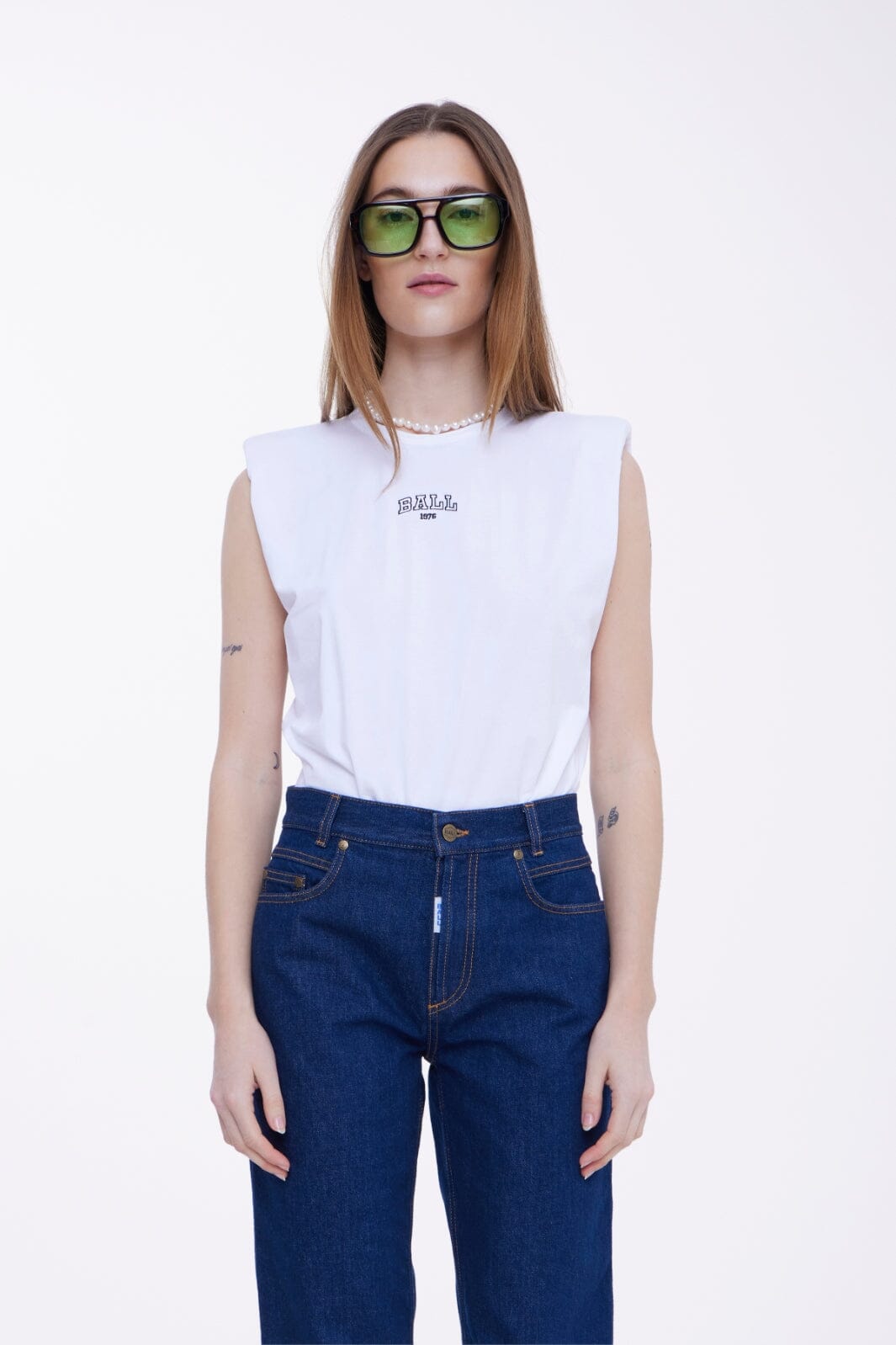 Ball - J. Zach Tank Top - Bright White