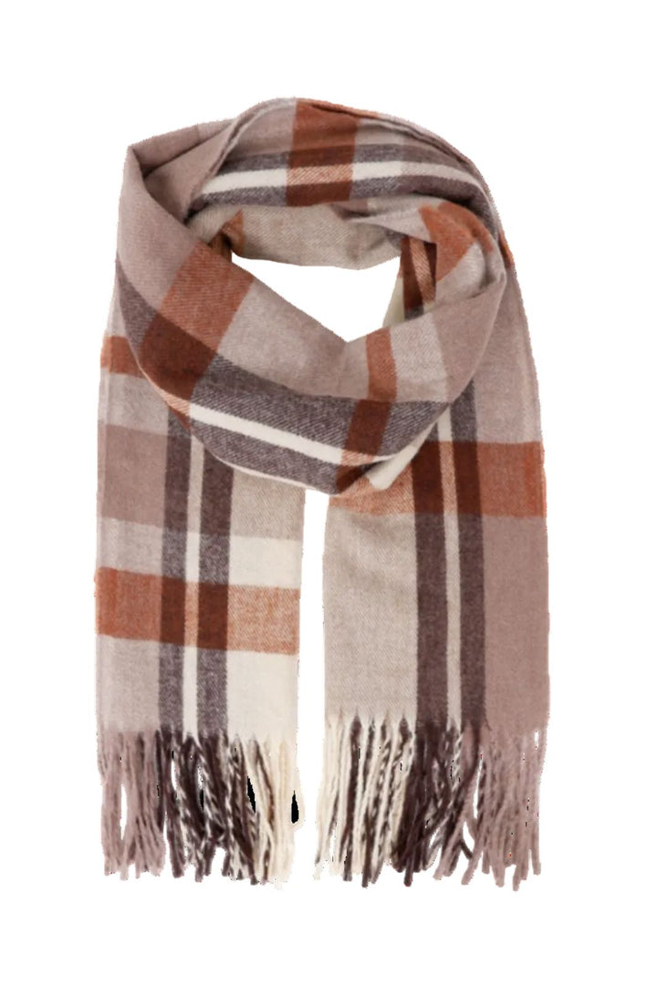 Black Colour - Bcsiri Winter Scarf 208468 - Burnt Orange