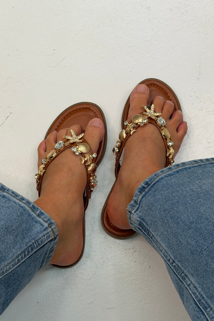 Bloom - Columbine Sandals - Camel Sandaler 