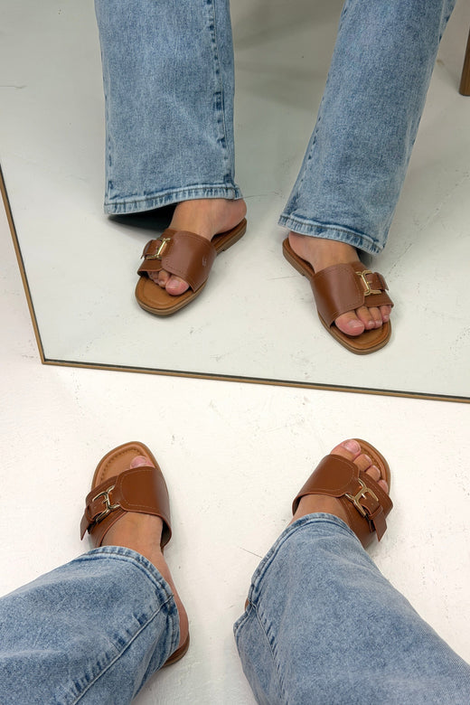 Bloom - Daffodil Sandals - Camel Sandaler 