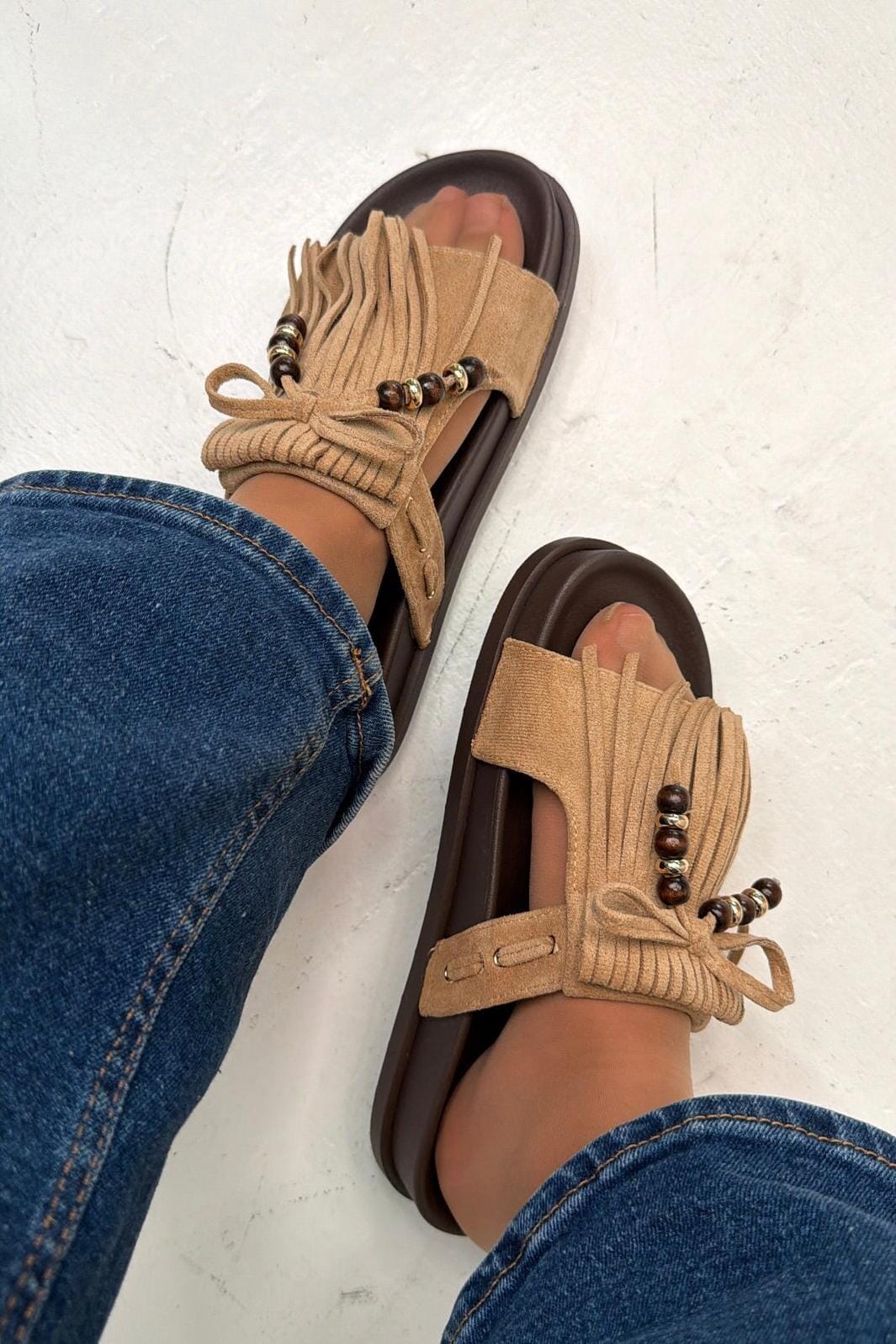 Bloom - Nigella Sandals - Taupe Sandaler 
