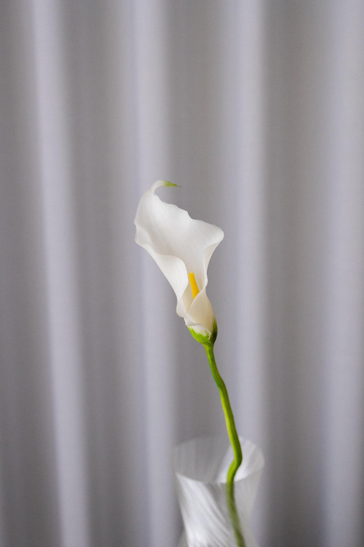 Bloom Objects - Artificial Lifelike Calla Lily - White - 02-306 White 