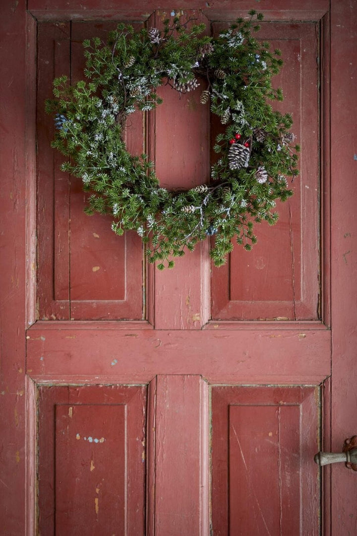 Bloomingville - Cedar Krans, Grøn, Kunstige Blomster 82072345 - Green Interiør 