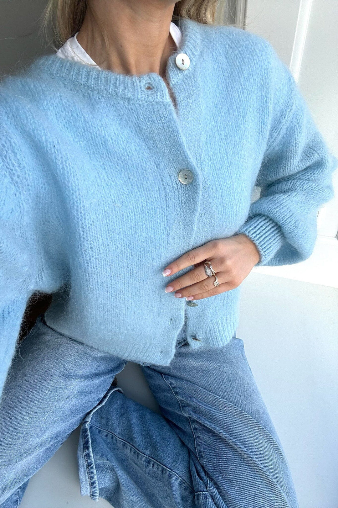 BYIC - Idaic Cardigan - lblue Light Blue
