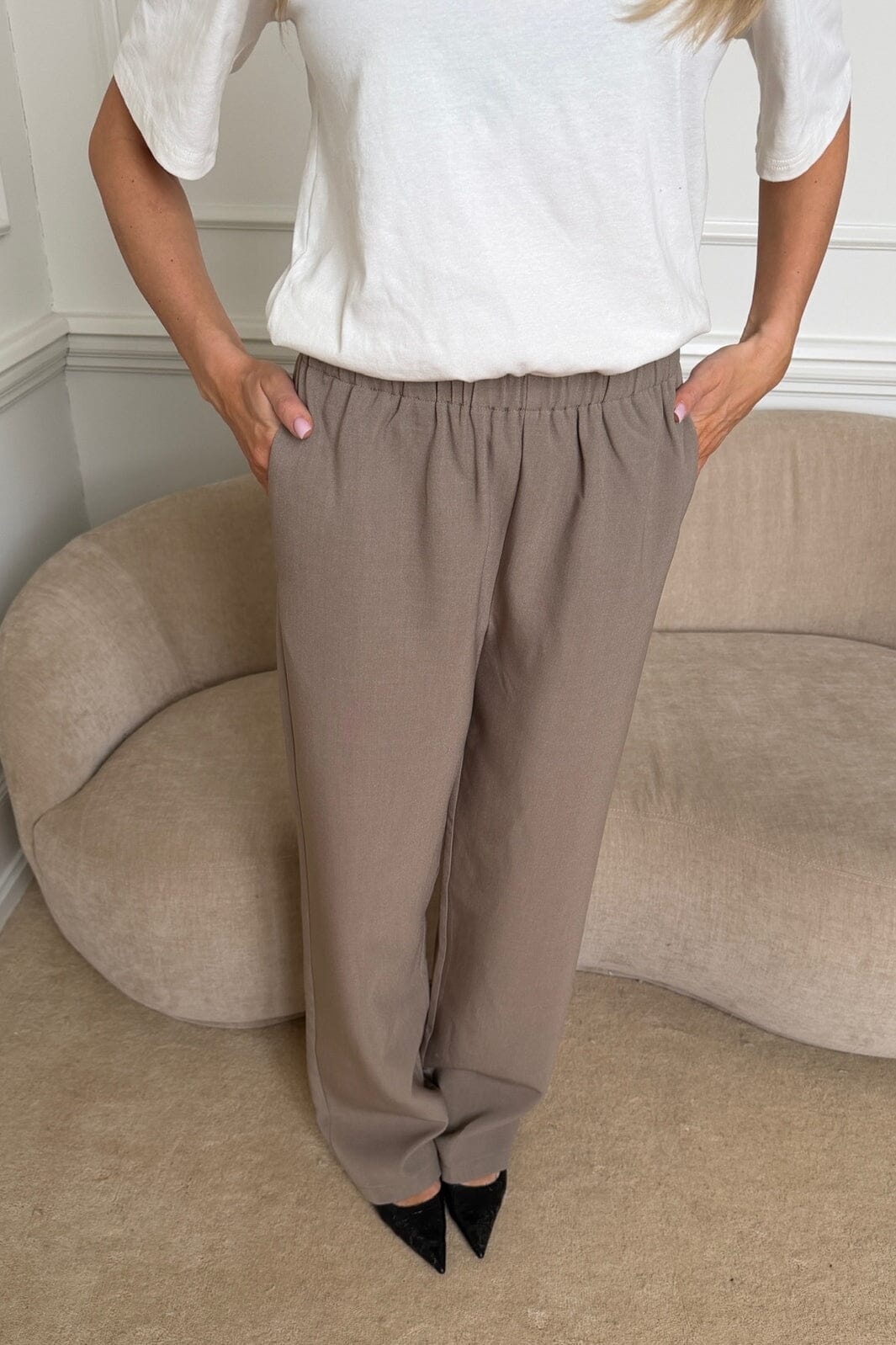 BYIC - Mioic Pants A25117 - Light Brown