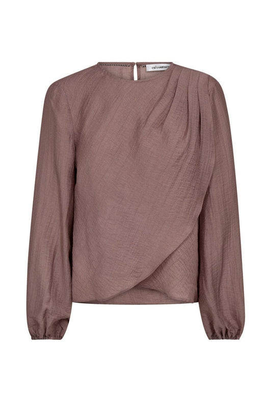Co´Couture - Connycc Drape Blouse 45004 - 103 - Old Rose