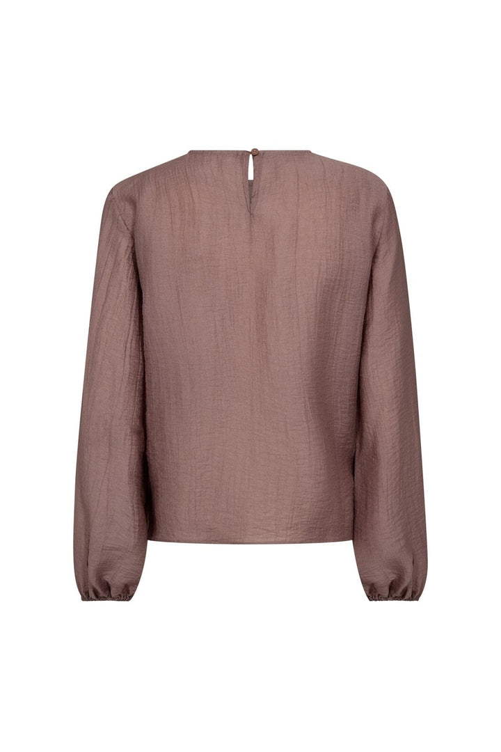 Co´Couture - Connycc Drape Blouse 45004 - 103 - Old Rose