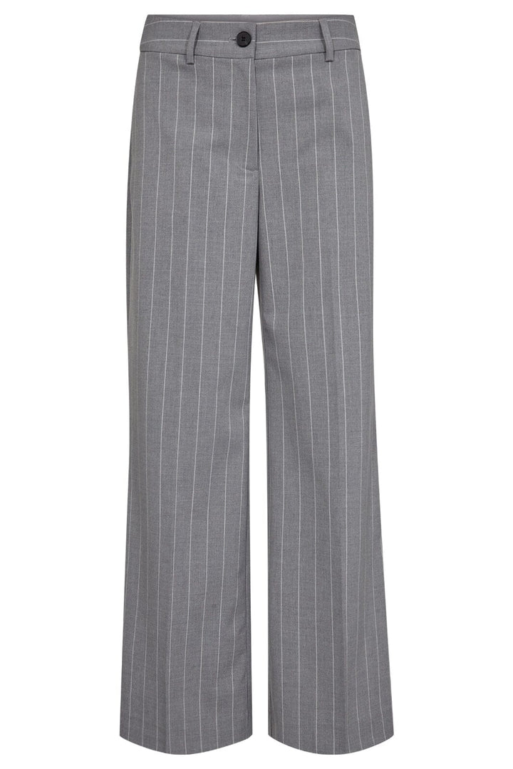 Co´couture - Pricillacc Pin Wide Pant 31349 - 138 Light Grey