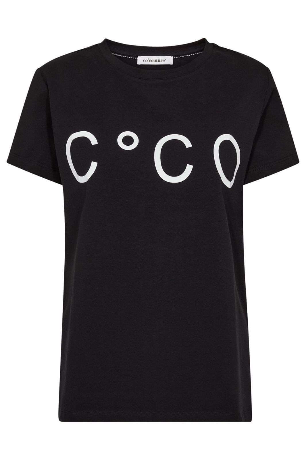 Co´Couture - Signaturecc New Tee 33200 - 96 - Black T-shirts 