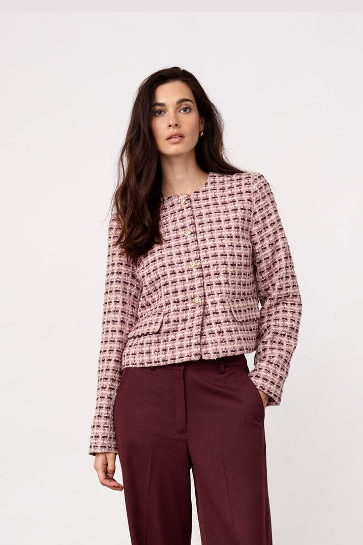Co´Couture - Tikacc Boucle Jacket 500361 - 35007 - Dusty Rose