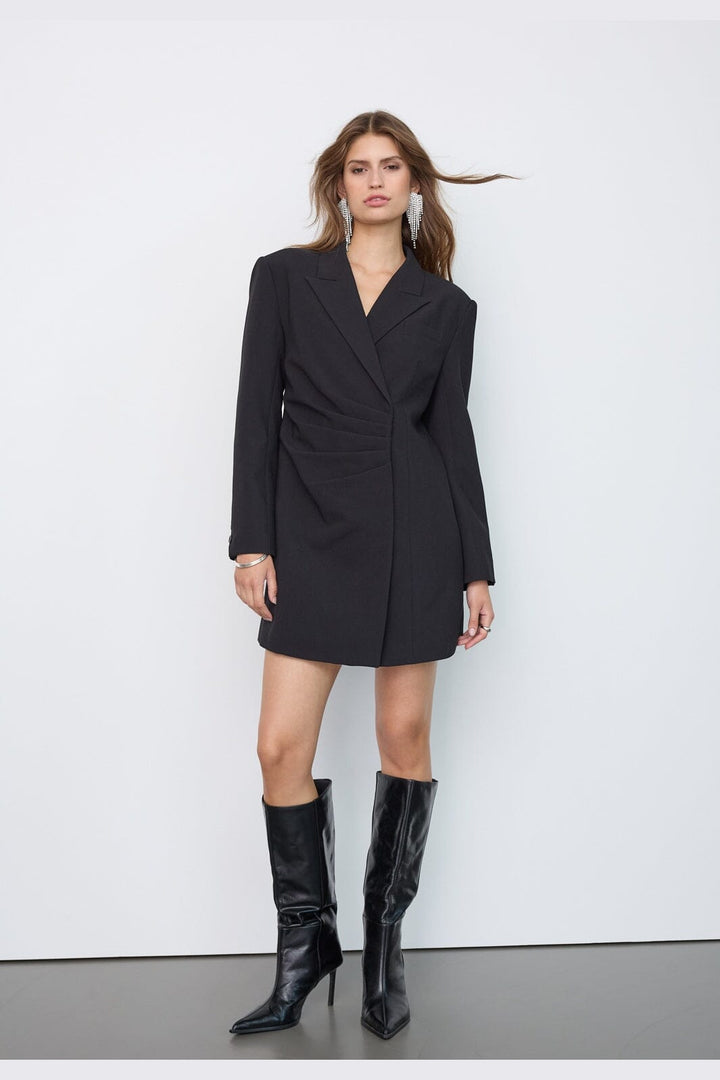 Co´Couture - Volacc Pleat Blazer Dress 500505 - 65001 - Black