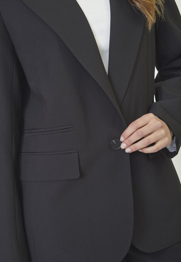 Co´Couture - Volaccsingleoversizeblazer 30050 - 96 - Black Blazere 