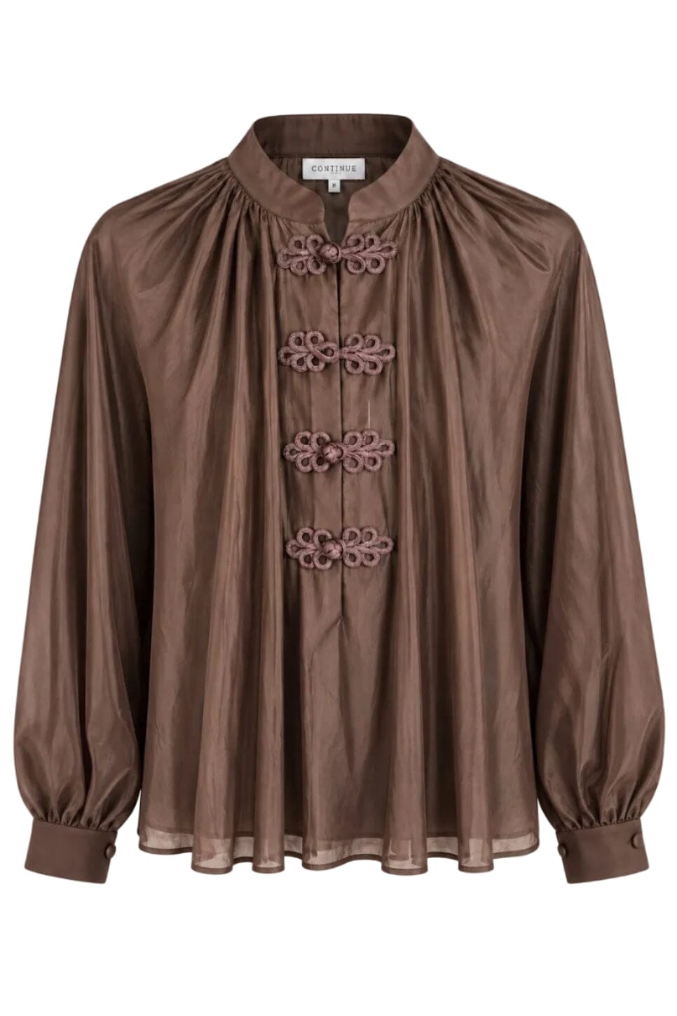 Continue - Evelyn Ls 15382 - Brown Bluser 