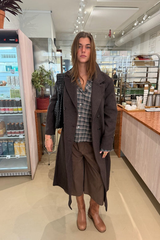 Dear Molly - Cargo Long Shorts Ch172015b - Dark Brown Shorts 