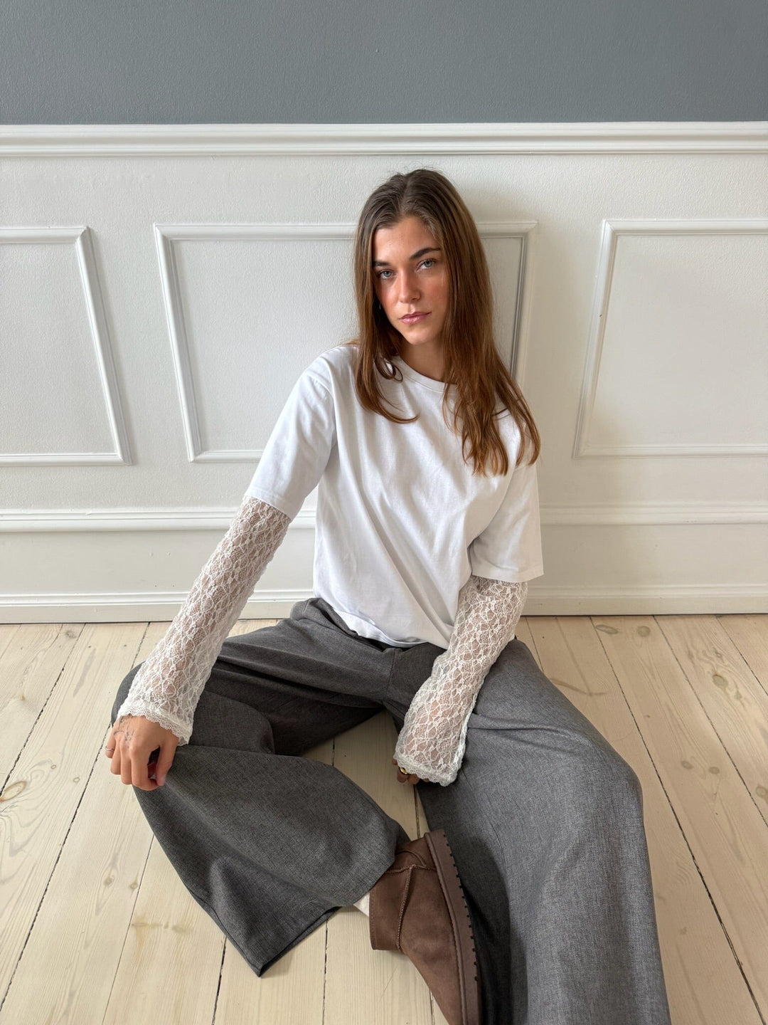 Dear Molly - Karen Blouse - White Bluser 
