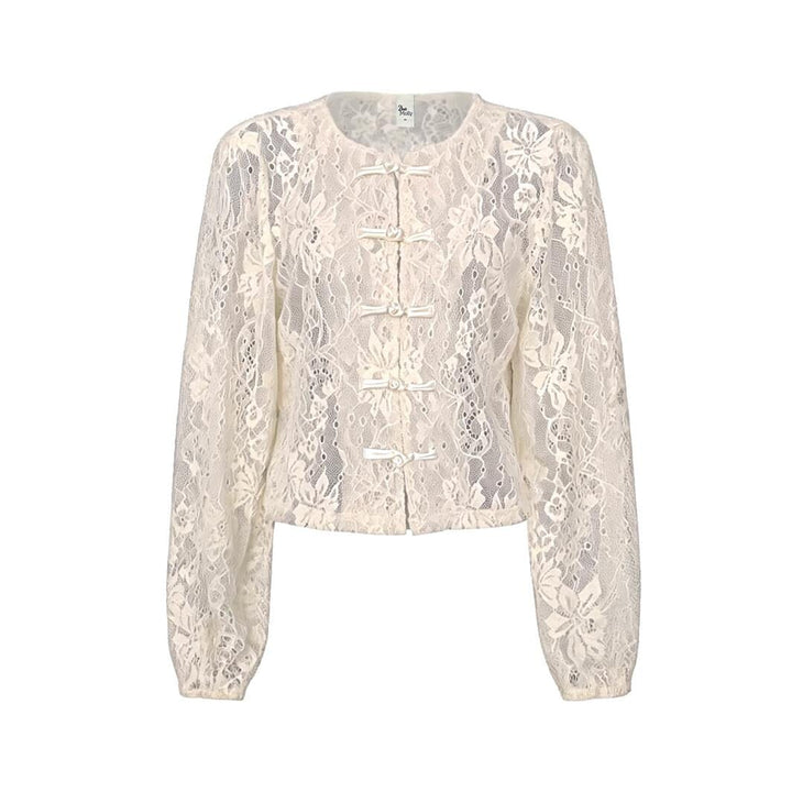 Dear Molly - lace Blouse Ch171496b - Offwhite