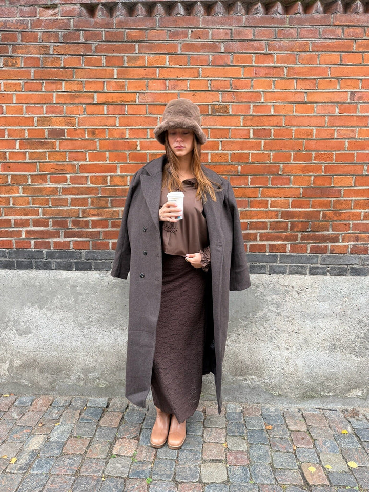 Dear Molly - Lace Skirt Ch171734b - Chocolate Brown Nederdele 