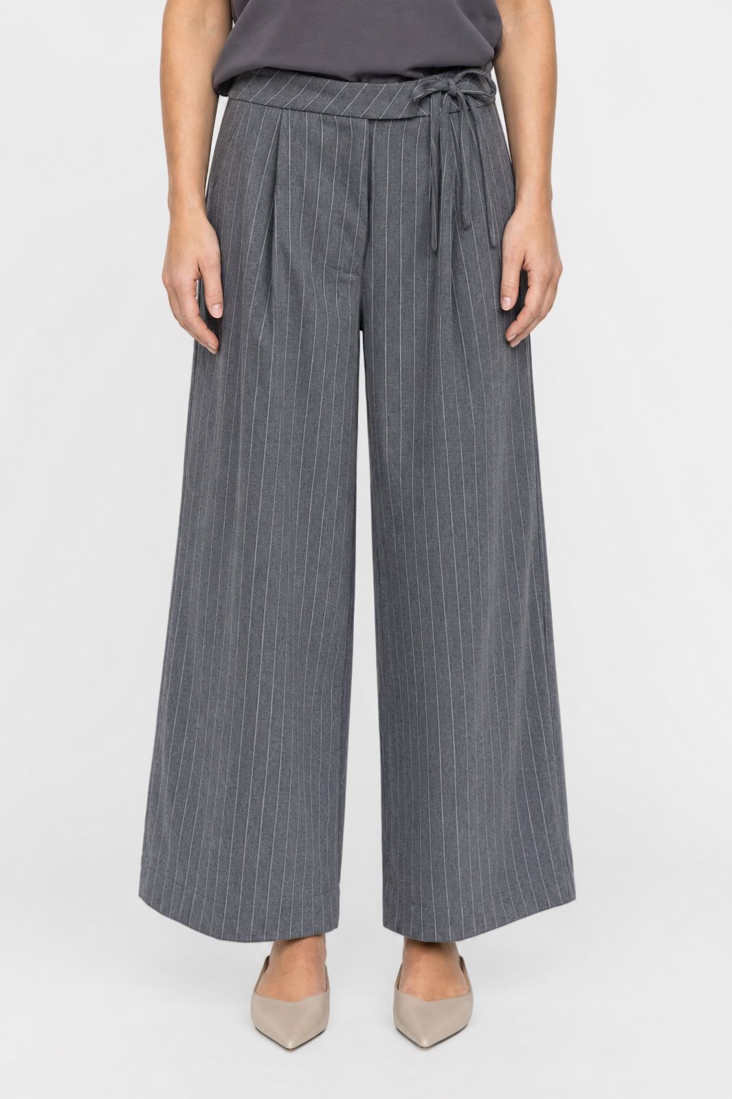 Dear Molly - Lise Pant Pants Ch165147c - Gråstribet - XS