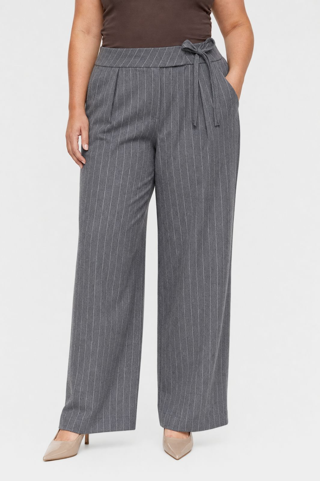 Dear Molly - Lise Pant Bukser Ch165147c - Grå stribe - L