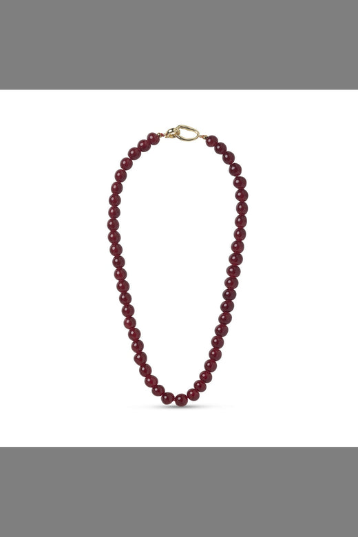 Enamel Copenhagen - Necklace, Valora N160GB - Bordeaux