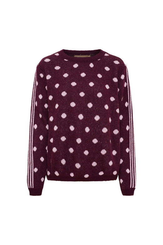 Marta Du Chateau - Mdcbellora Knit 9730 - Bordeaux/Rosa