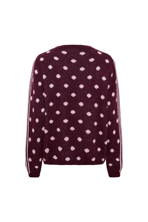 Marta Du Chateau - Mdcbellora Knit 9730 - Bordeaux/Rosa