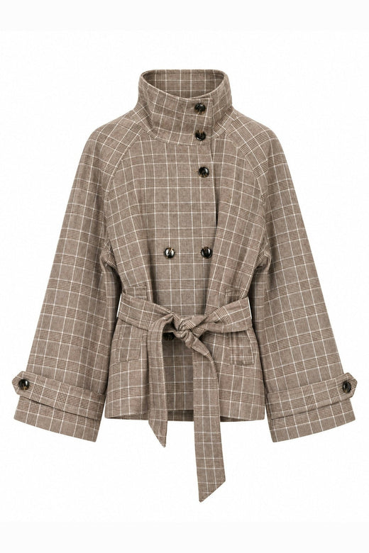 Neo Noir - Munet Small Check Jacket 172004 - 130 - Grey