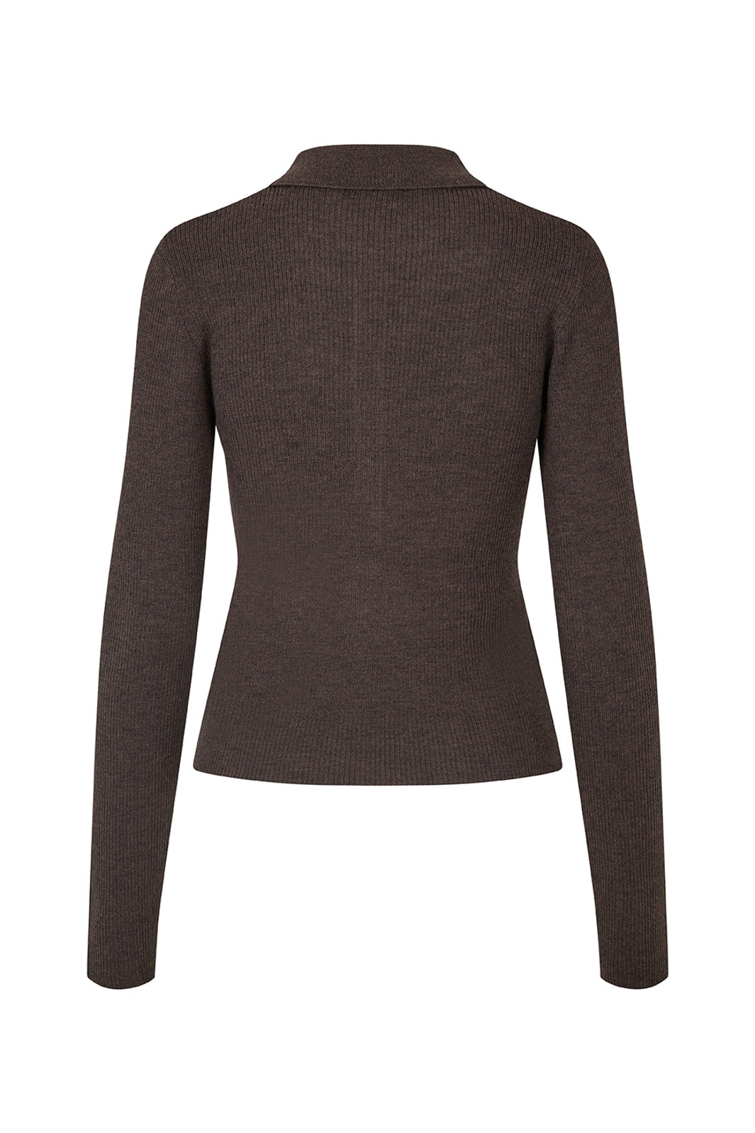 Modström - Hirokimd Button Polo 59556 - 5508 - Seal Brown