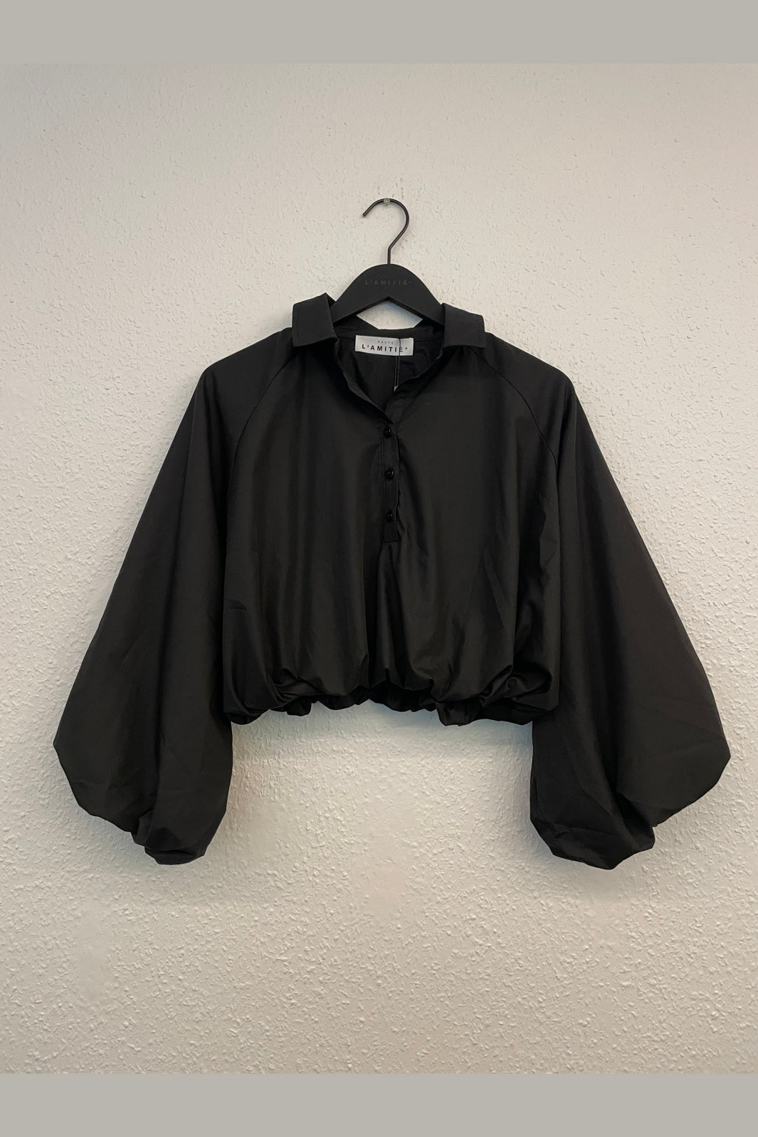 Haute L'Amitié - Pop Balloon Shirt HL11090 - Black
