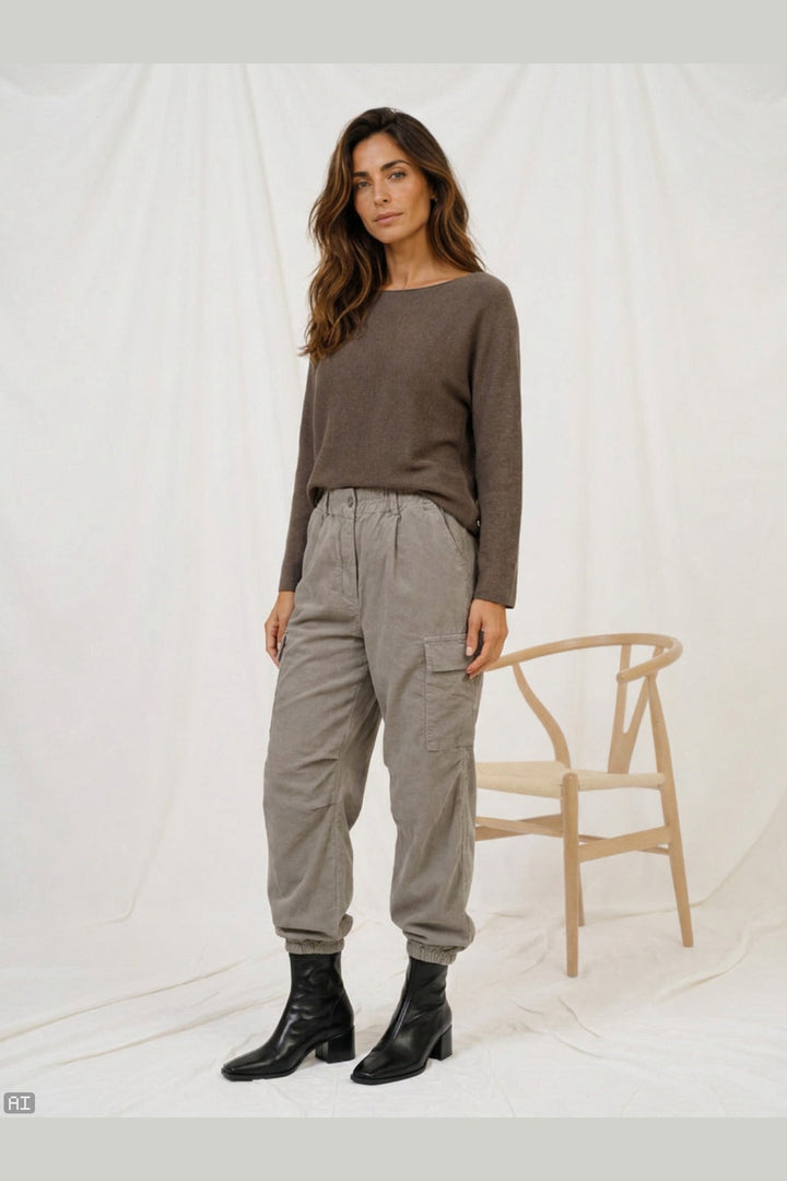 Marta Du Chateau - Mdcsabella Pants 8562V - Fango60
