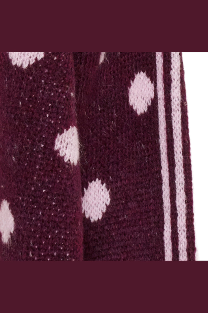 Marta Du Chateau - Mdcbellora Knit 9730 - Bordeaux/Rosa