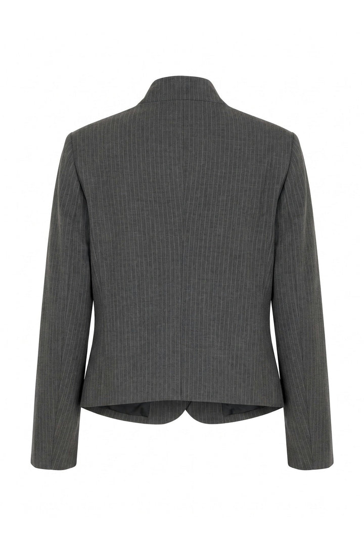 Neo Noir - Tiria Slim Pinstripe Blazer 169991 - 130 - Grey