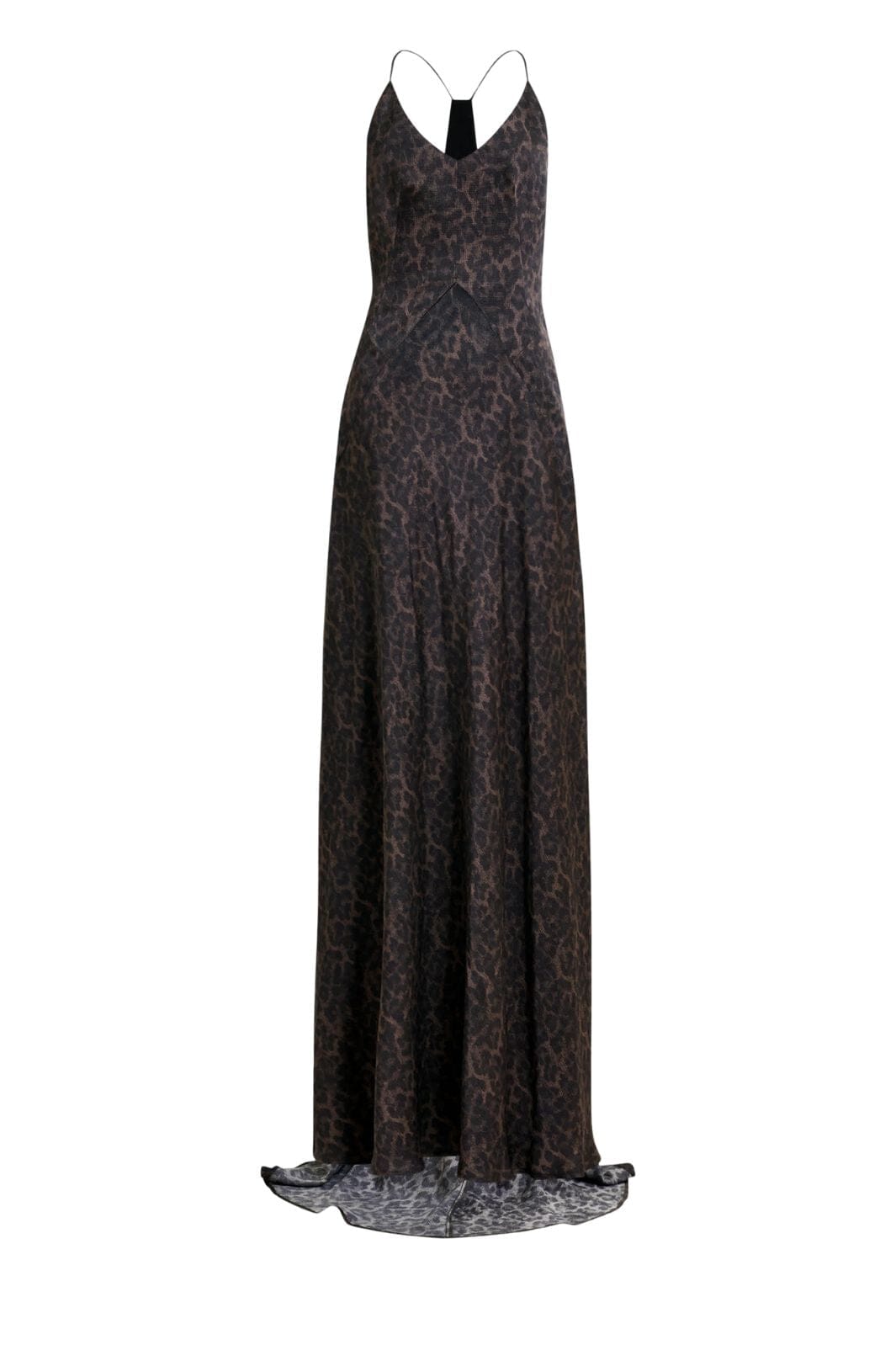 Essentiel Antwerp - Idont Fitted Maxi Slip Dressidont - Combo2 Deep Kelp Kjoler 