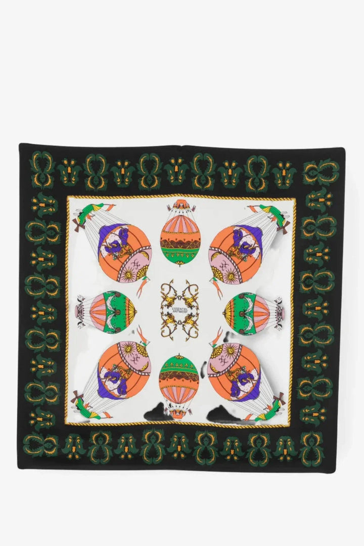 Essentiel Antwerp - Kontact Printed Scarf - K1bl Combo1 Black Tørklæder 