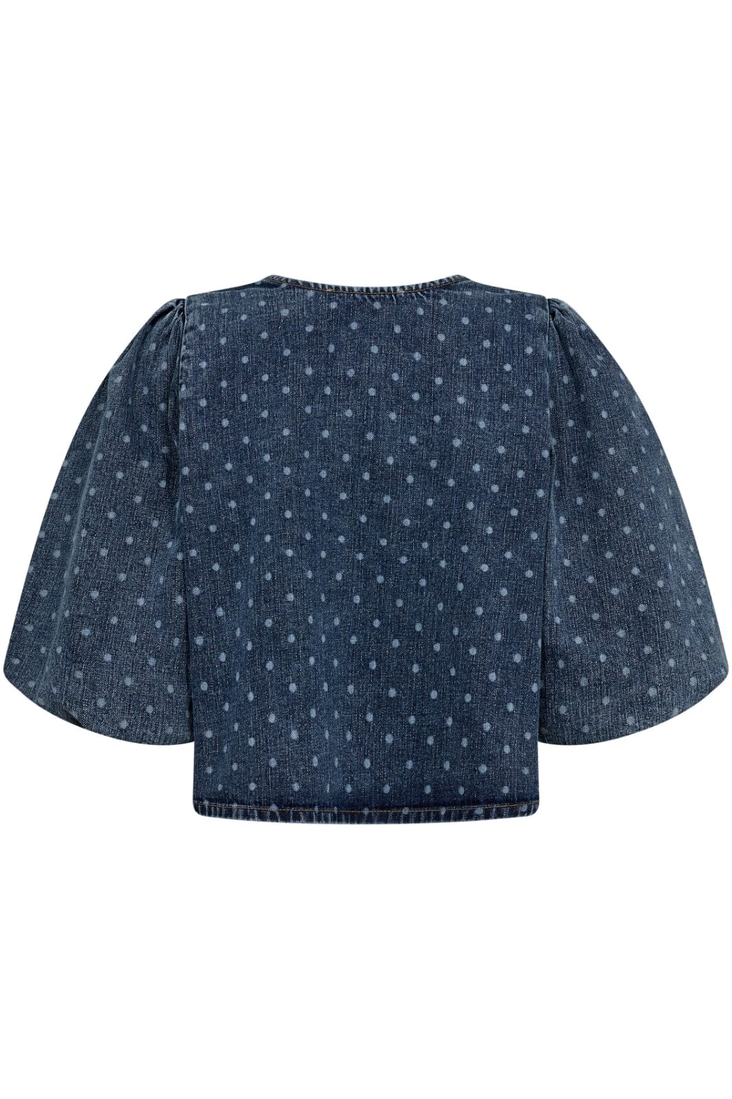Co´couture - Darincc Dot Bow Blouse 35597 - 552 Denim Blue