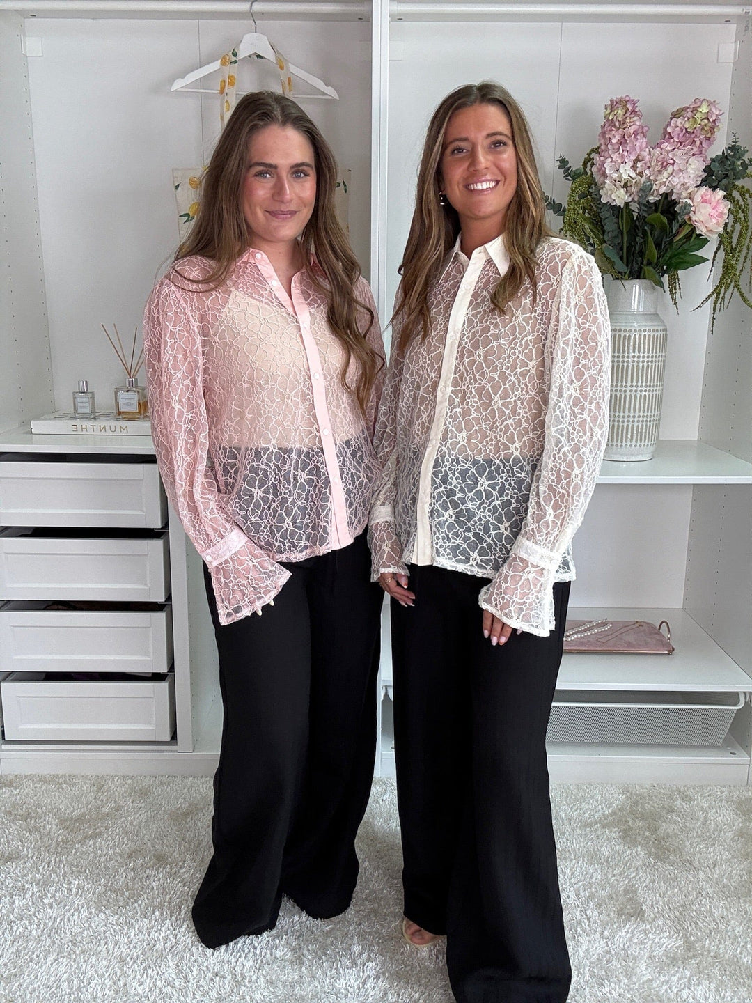 Forudbestilling - Dear Molly - Karina And Mia 158669C - Cream Skjorter 