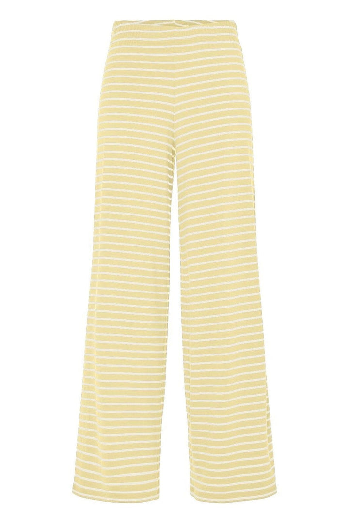 Pieces - Pcmonique Wide Pants - 4944921 French Vanilla Coconut Milk