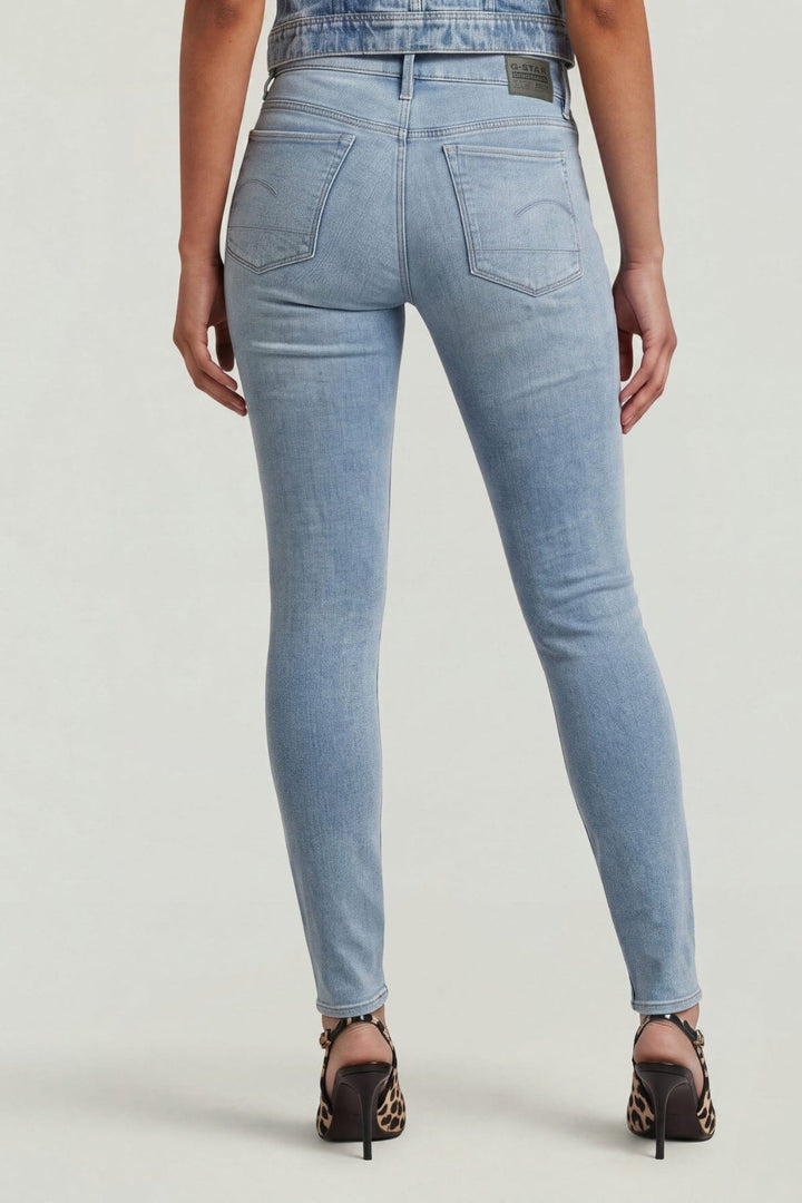 G-Star - 3301 Skinny Wmn D05175-8968-424 - Lt Aged Jeans 