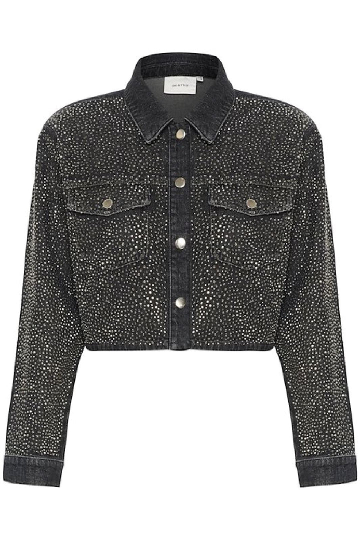 Gestuz - NadivaGZ jacket - Dark grey washed